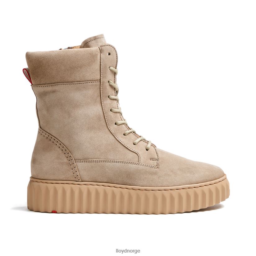 LLOYD ankelstøvel i grovt skinn kvinner sko beige 4X82ZP888