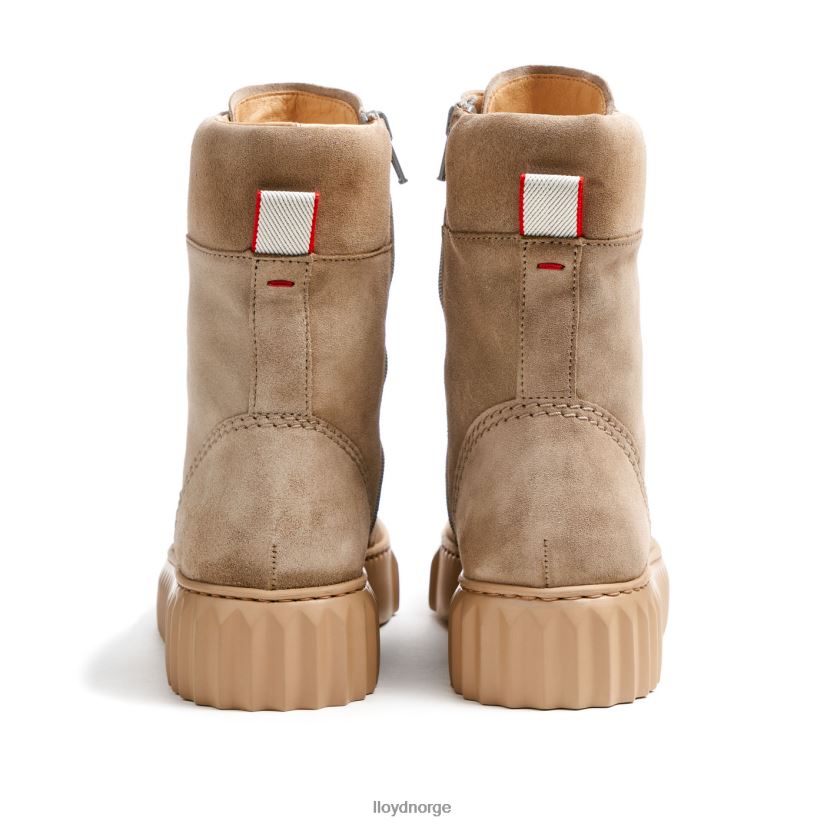 LLOYD ankelstøvel i grovt skinn kvinner sko beige 4X82ZP888