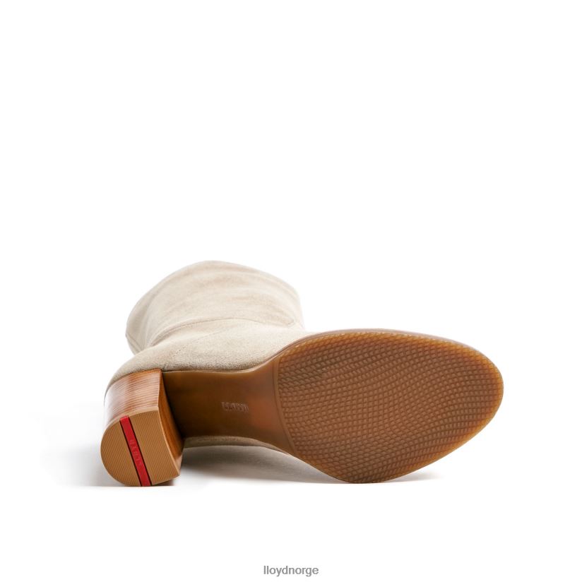 LLOYD ankelstøvel i grovt skinn kvinner sko beige 4X82ZP891