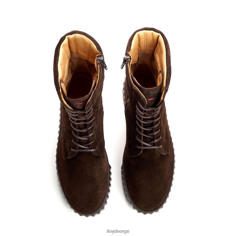 LLOYD ankelstøvel i grovt skinn kvinner sko brun 4X82ZP889