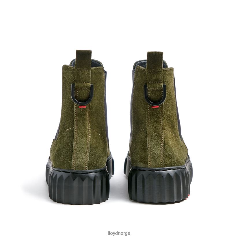 LLOYD ankelstøvel i grovt skinn kvinner sko grønn 4X82ZP883