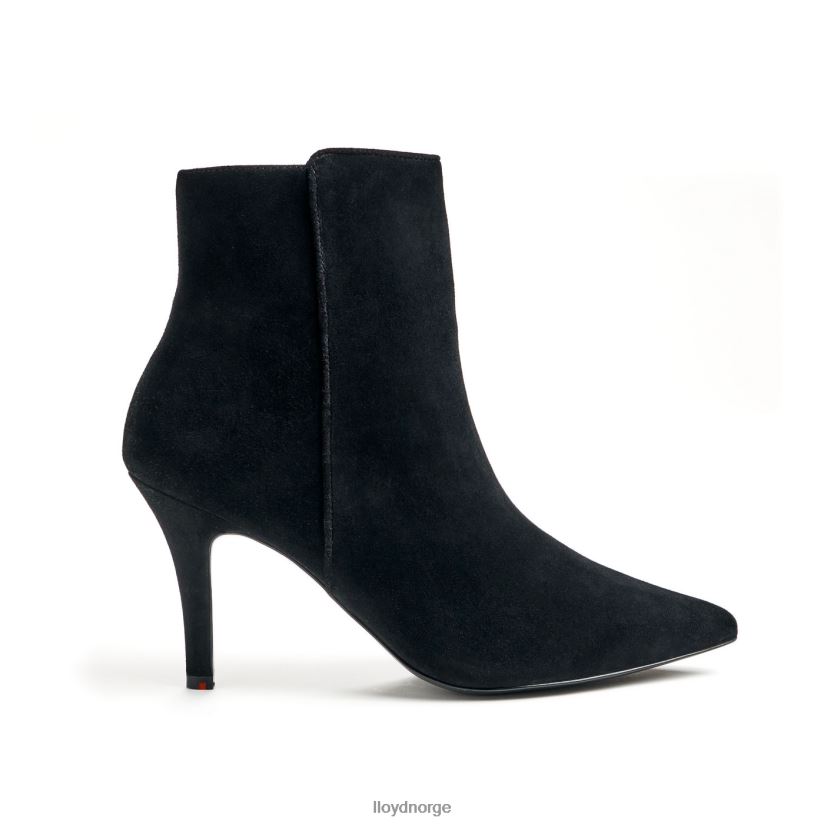 LLOYD ankelstøvel i grovt skinn kvinner sko svart 4X82ZP879