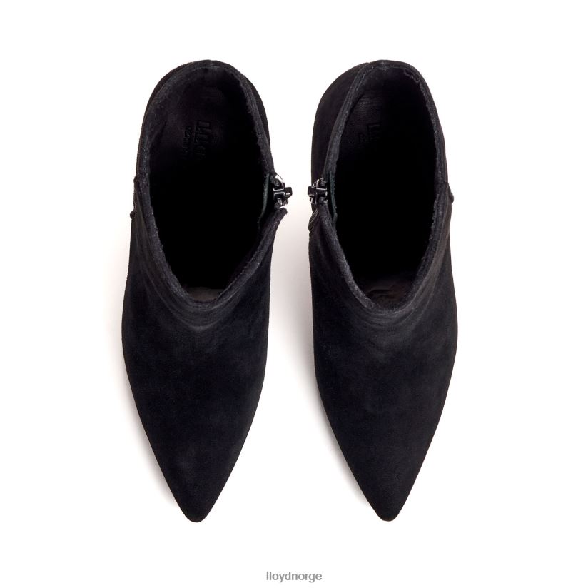 LLOYD ankelstøvel i grovt skinn kvinner sko svart 4X82ZP879