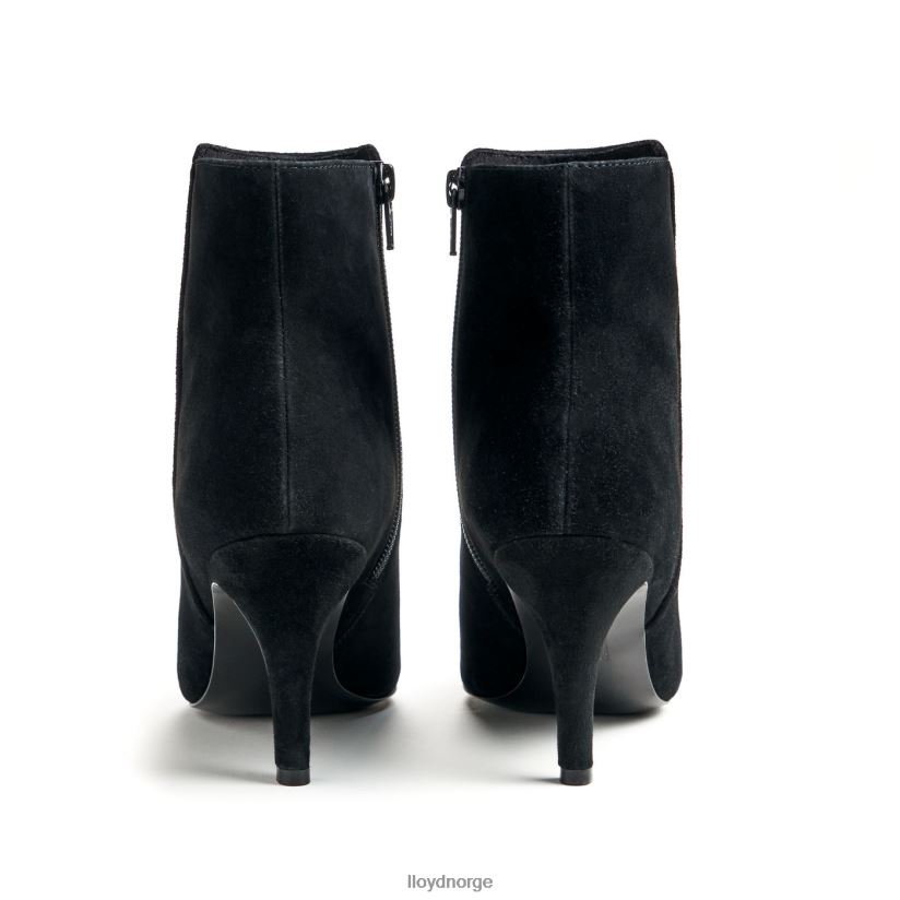 LLOYD ankelstøvel i grovt skinn kvinner sko svart 4X82ZP879