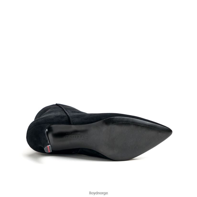 LLOYD ankelstøvel i grovt skinn kvinner sko svart 4X82ZP879