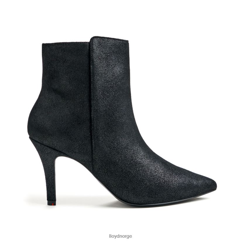 LLOYD ankelstøvel i grovt skinn kvinner sko svart 4X82ZP880