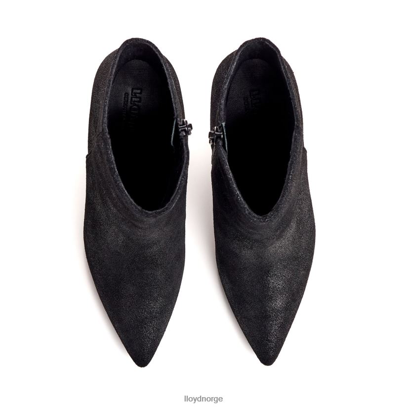 LLOYD ankelstøvel i grovt skinn kvinner sko svart 4X82ZP880