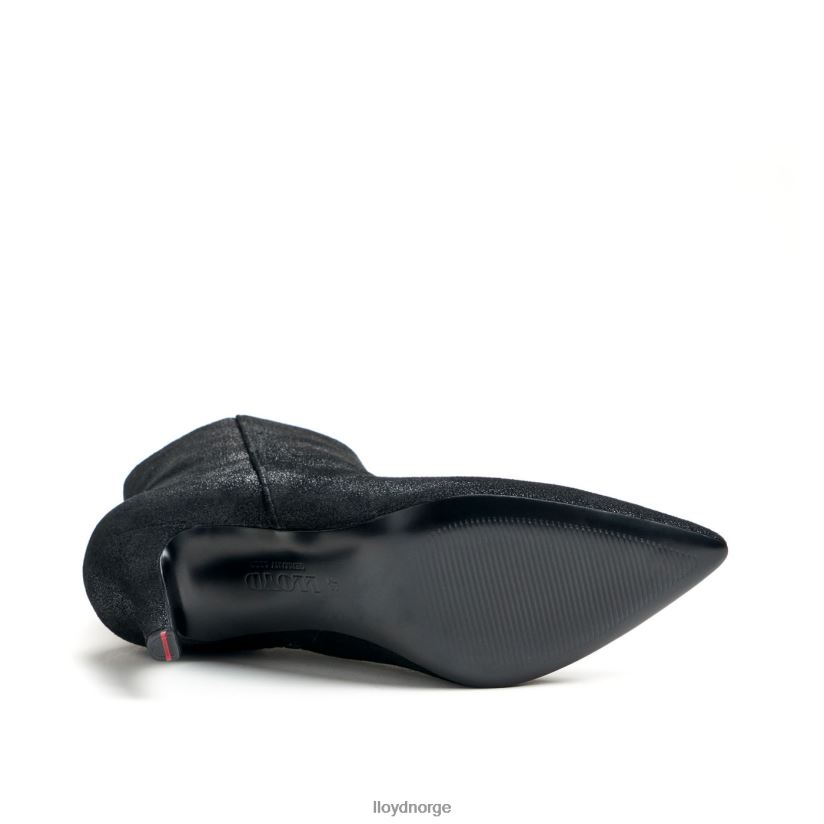 LLOYD ankelstøvel i grovt skinn kvinner sko svart 4X82ZP880