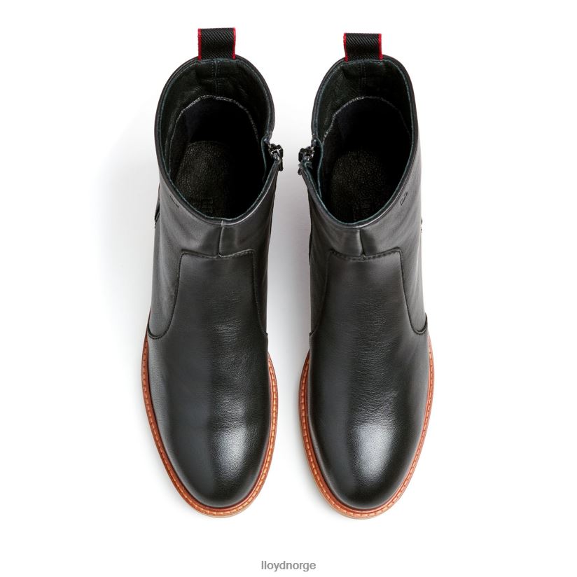 LLOYD ankelstøvel i moteskinn kvinner sko svart 4X82ZP901