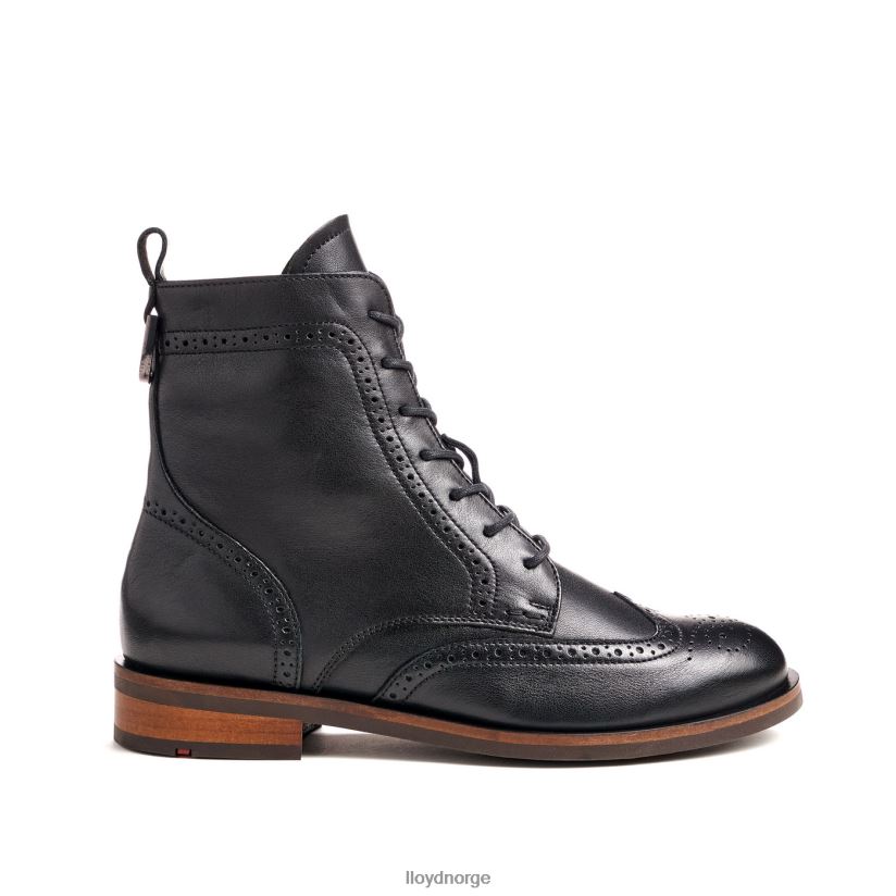 LLOYD ankelstøvel i moteskinn kvinner sko svart 4X82ZP908