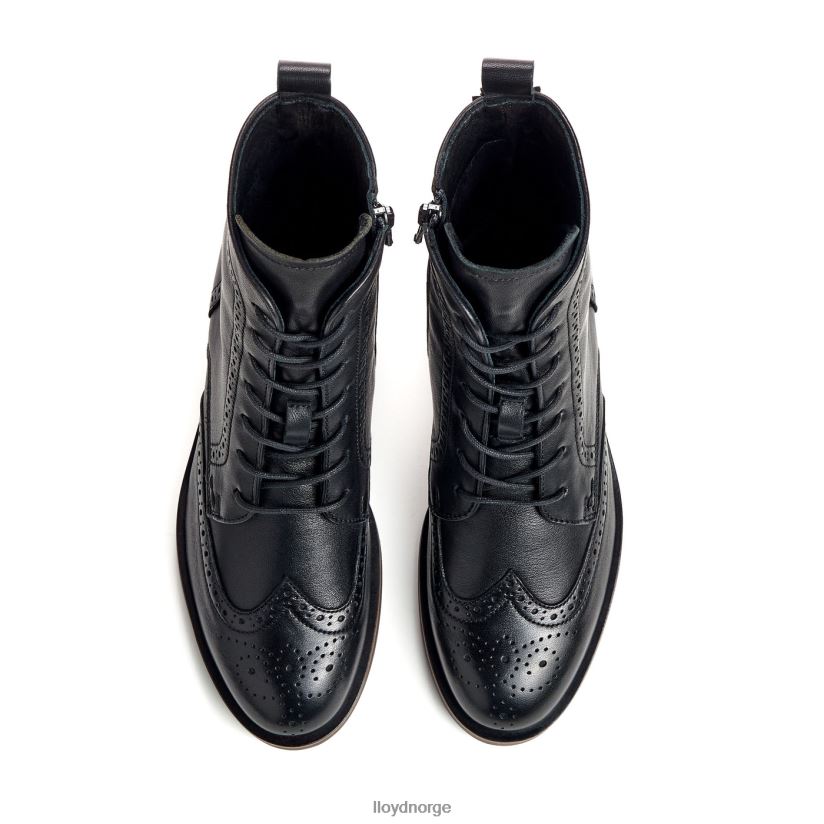 LLOYD ankelstøvel i moteskinn kvinner sko svart 4X82ZP908