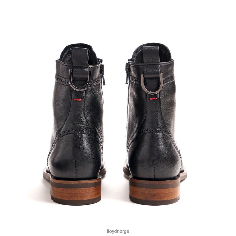 LLOYD ankelstøvel i moteskinn kvinner sko svart 4X82ZP908
