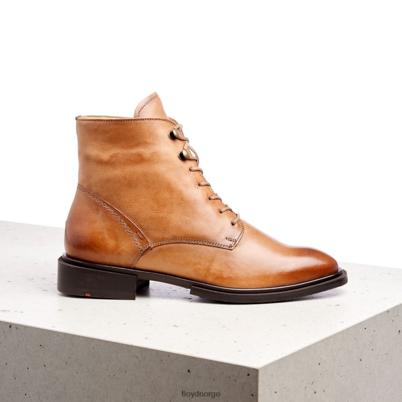 LLOYD ankelstøvletter av saueskinn kvinner sko brun 4X82ZP1002