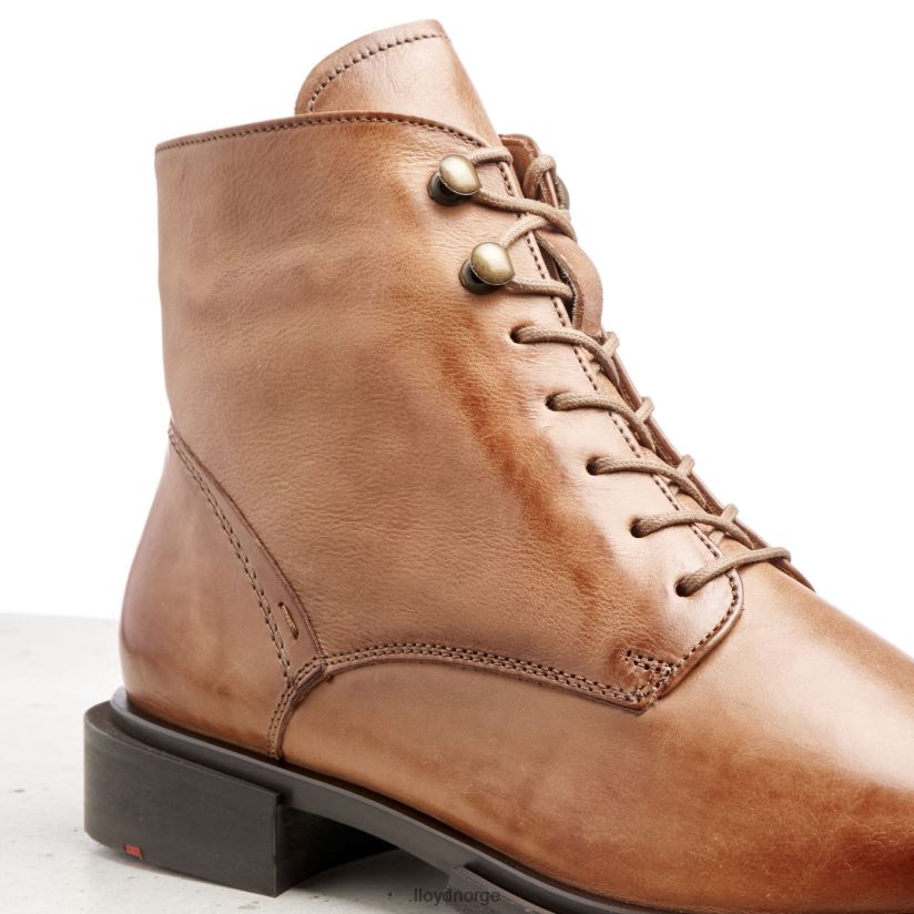 LLOYD ankelstøvletter av saueskinn kvinner sko brun 4X82ZP1002