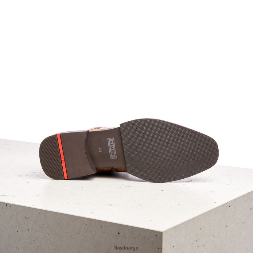 LLOYD ankelstøvletter av saueskinn kvinner sko brun 4X82ZP1002