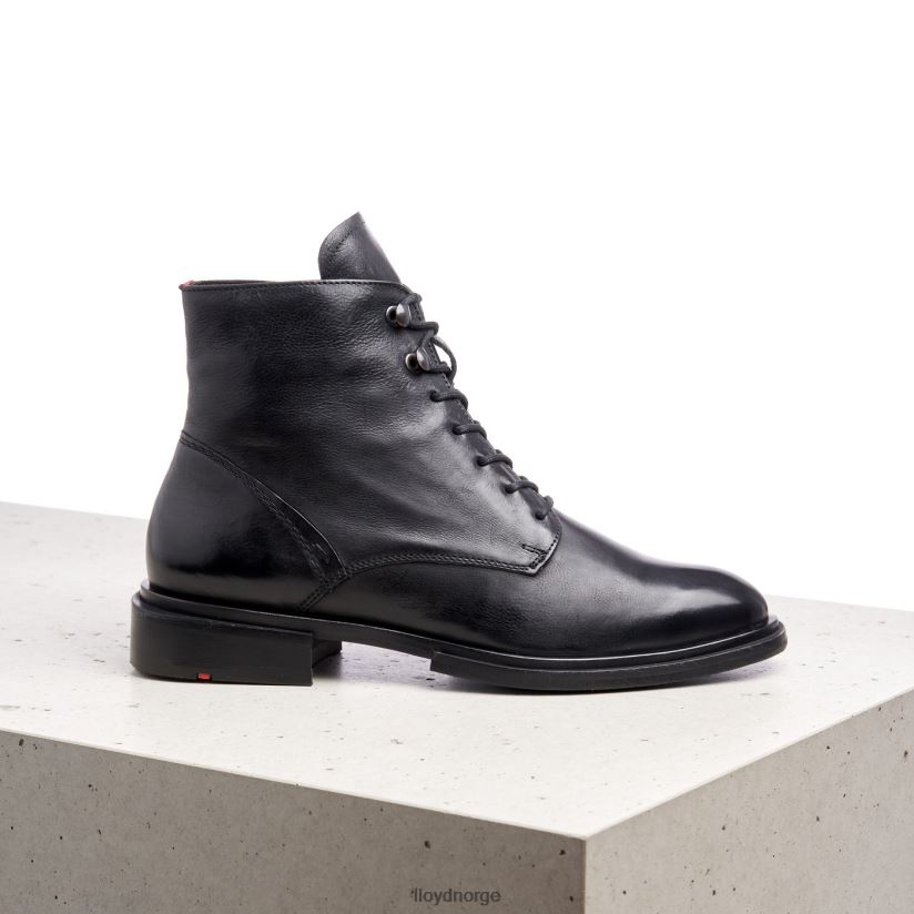 LLOYD ankelstøvletter av saueskinn kvinner sko svart 4X82ZP1001