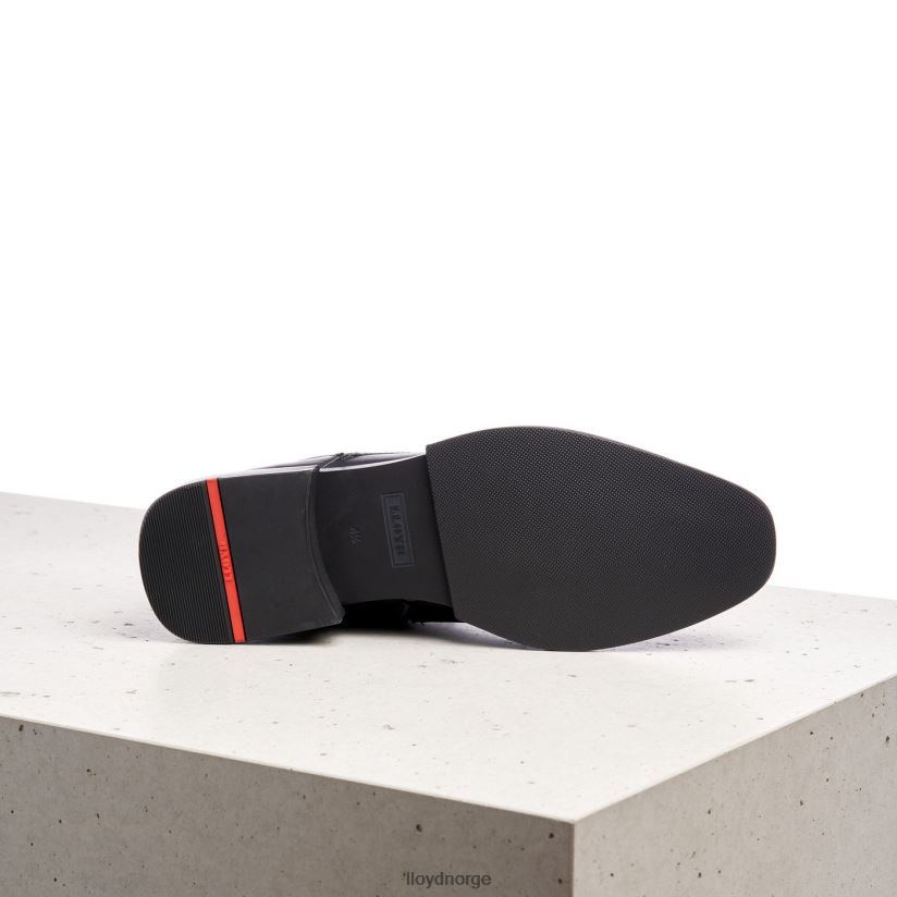 LLOYD ankelstøvletter av saueskinn kvinner sko svart 4X82ZP1001