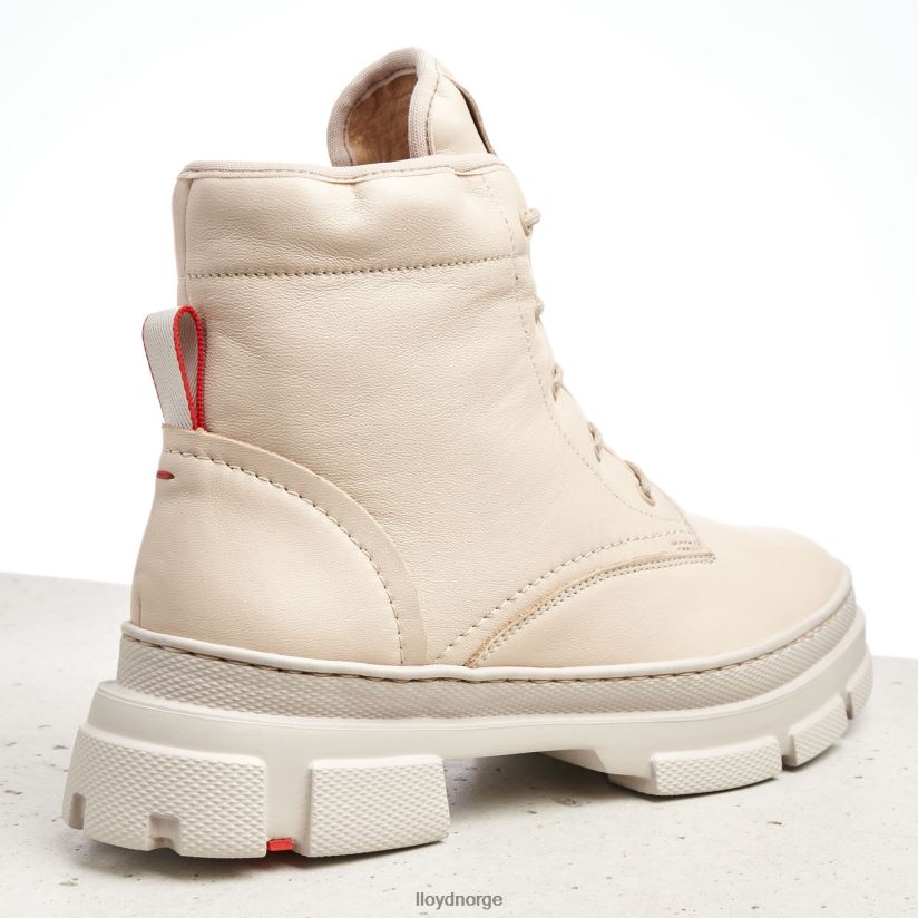 LLOYD ankelstøvletter i glatt skinn kvinner sko beige 4X82ZP937