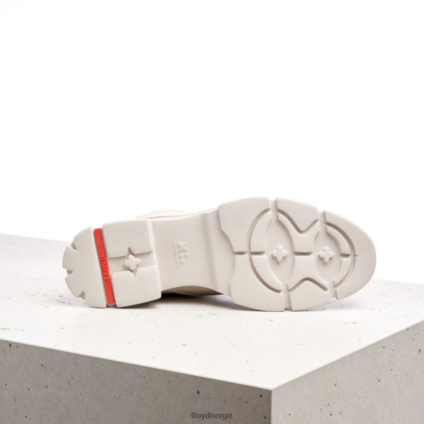 LLOYD ankelstøvletter i glatt skinn kvinner sko beige 4X82ZP937