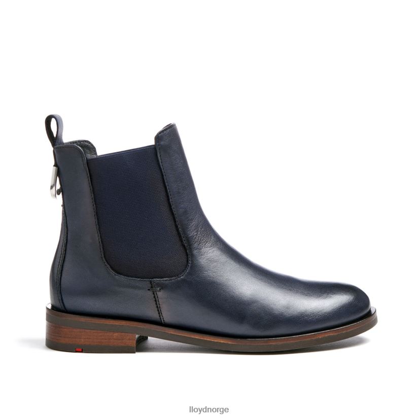 LLOYD ankelstøvletter i glatt skinn kvinner sko blå 4X82ZP934