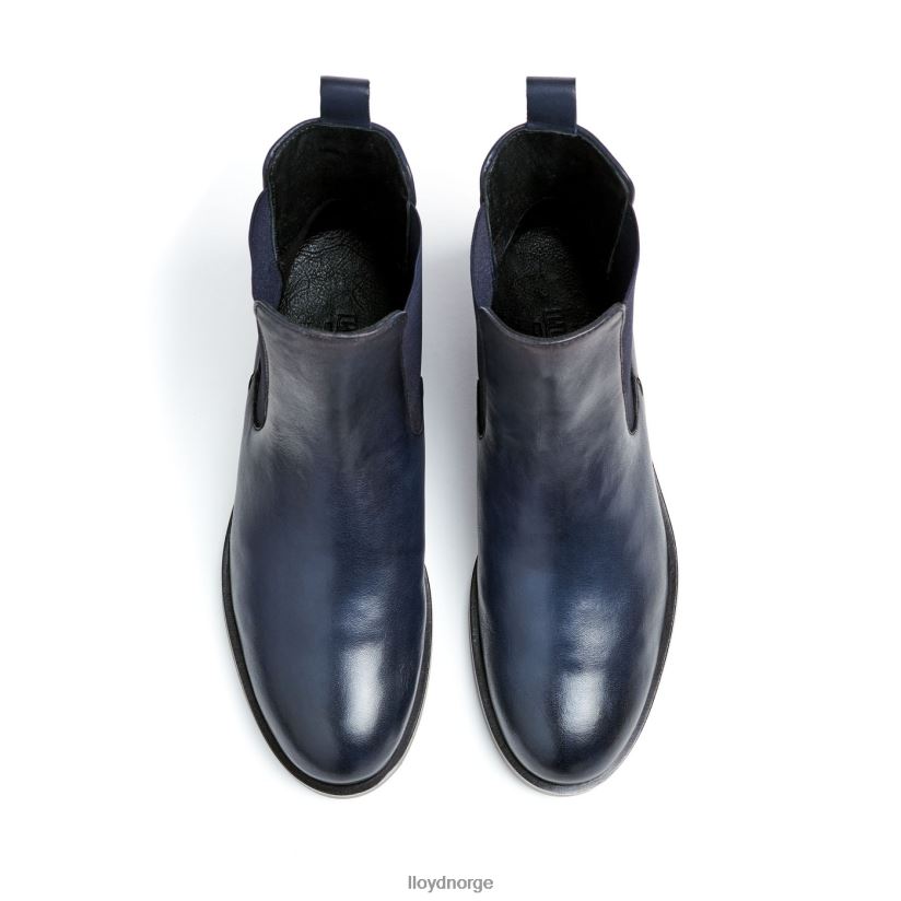 LLOYD ankelstøvletter i glatt skinn kvinner sko blå 4X82ZP934