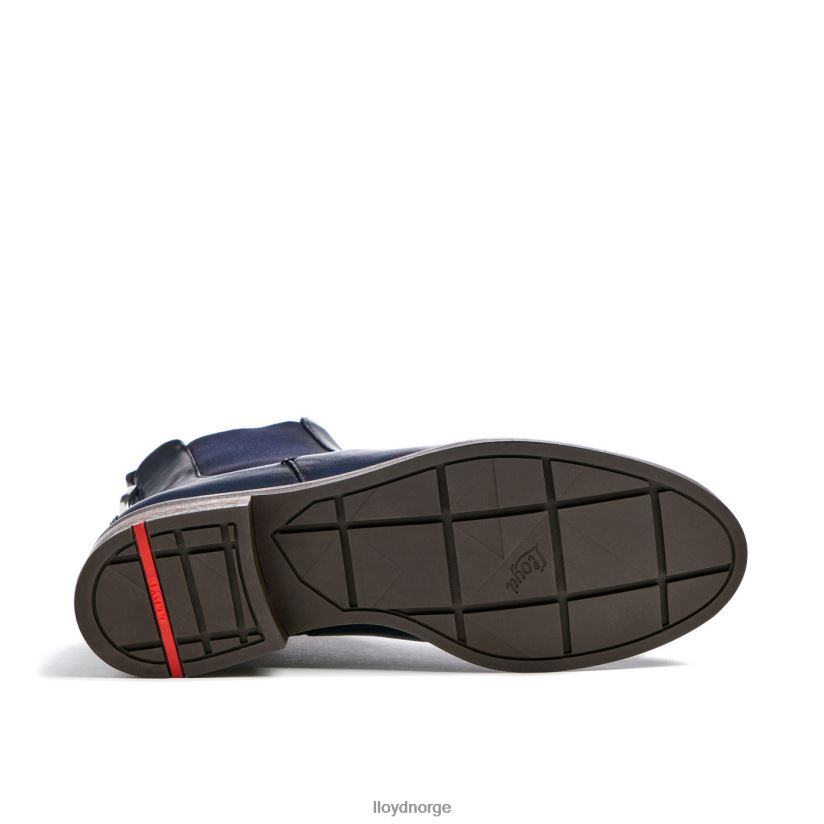 LLOYD ankelstøvletter i glatt skinn kvinner sko blå 4X82ZP934