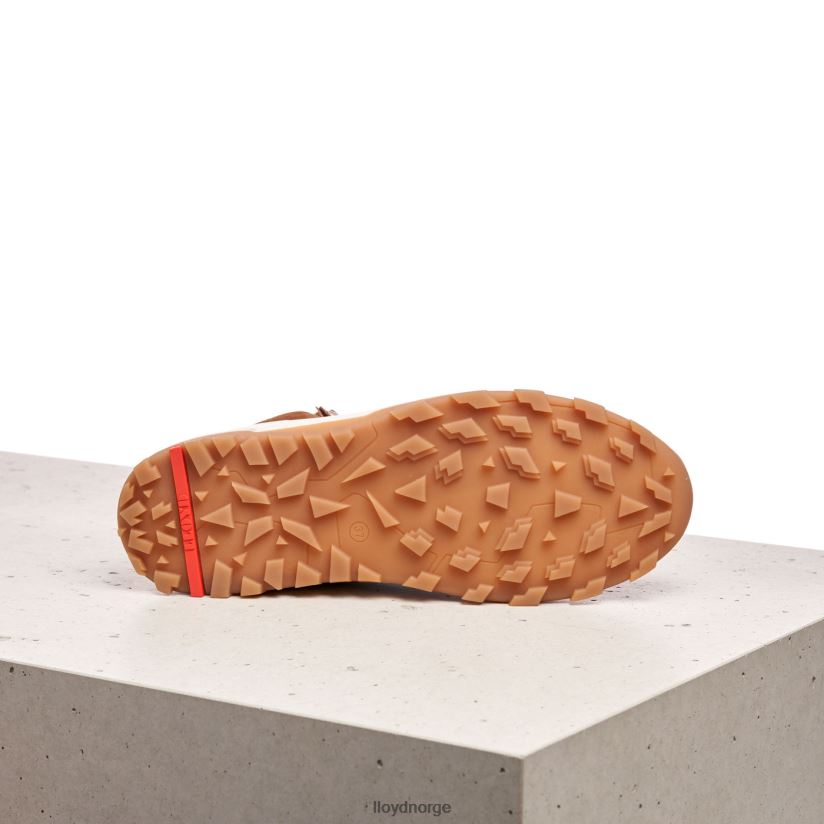 LLOYD ankelstøvletter i glatt skinn kvinner sko brun 4X82ZP866