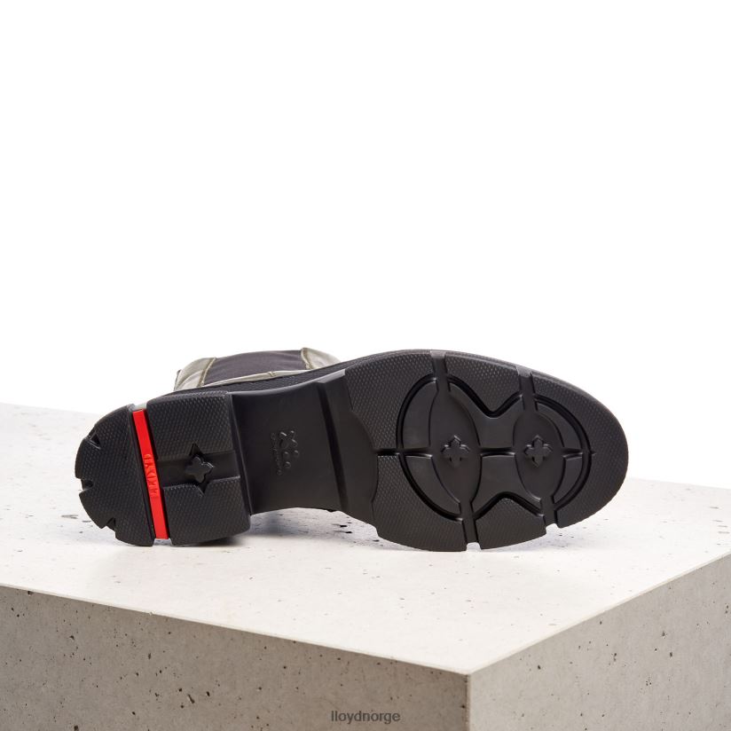 LLOYD ankelstøvletter i glatt skinn kvinner sko grønn 4X82ZP930