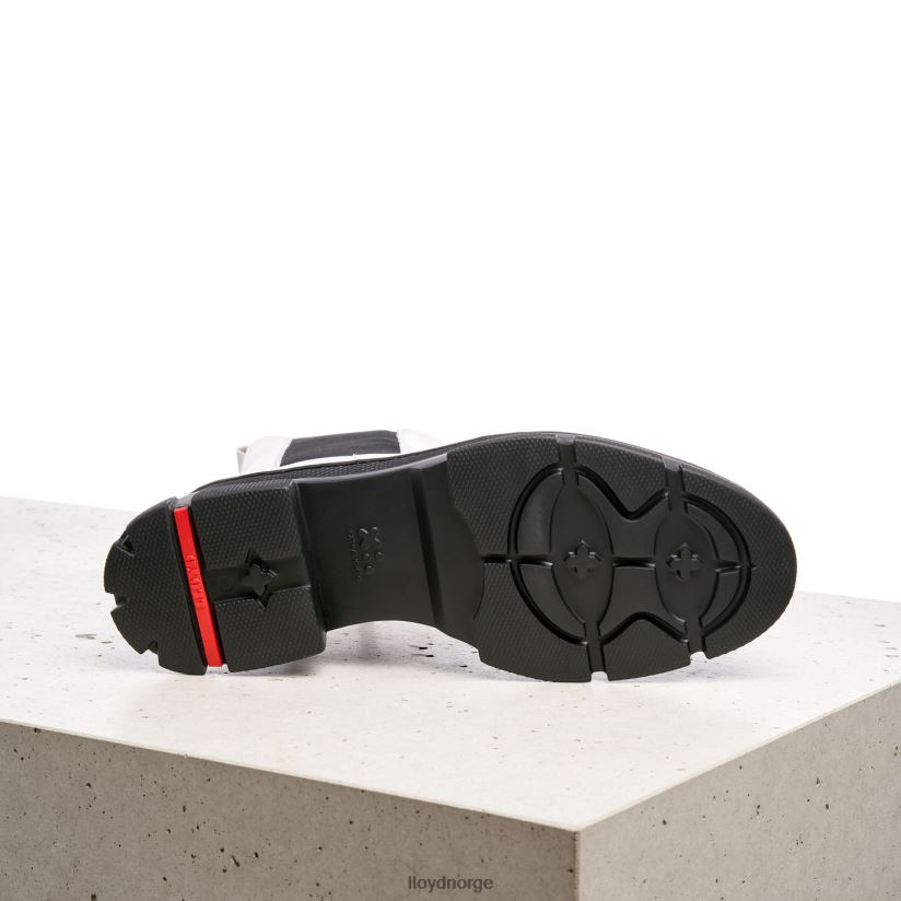 LLOYD ankelstøvletter i glatt skinn kvinner sko hvit 4X82ZP875