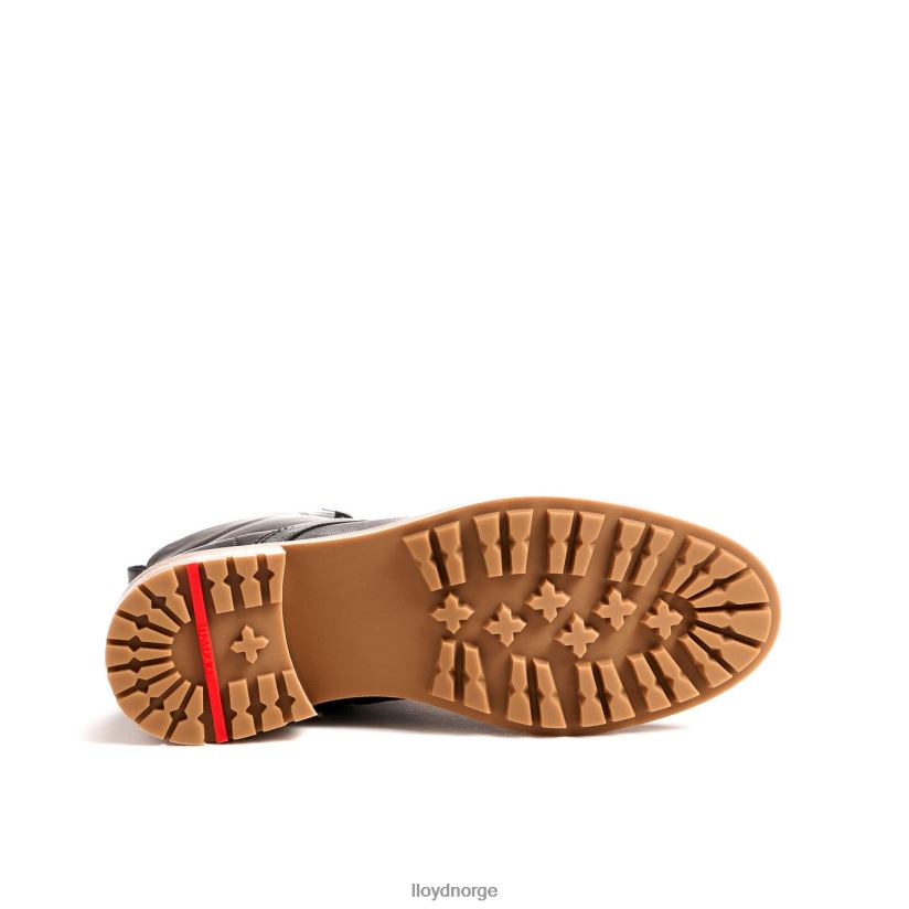 LLOYD ankelstøvletter i glatt skinn kvinner sko svart 4X82ZP979