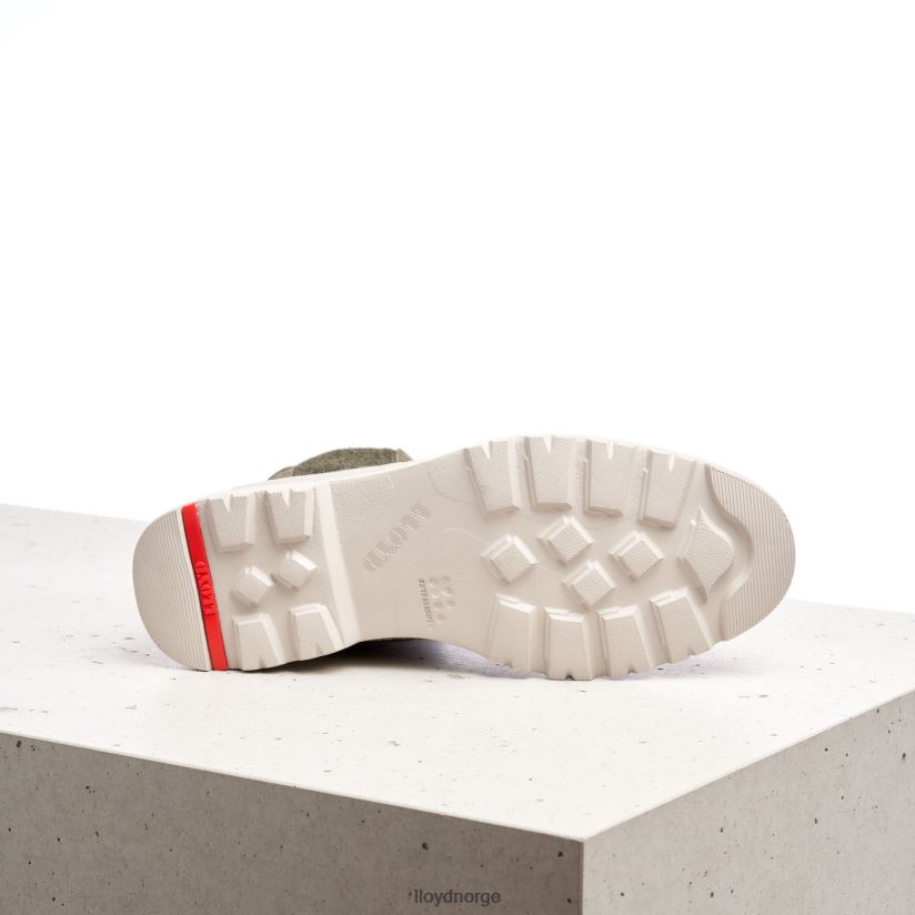 LLOYD ankelstøvletter i grovt skinn kvinner sko grønn 4X82ZP926