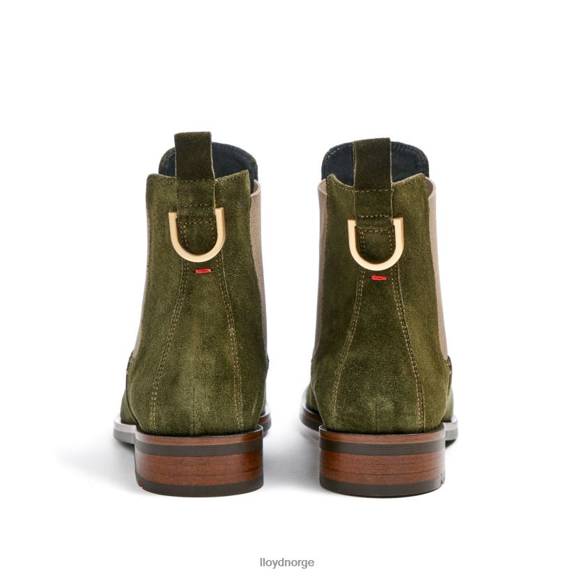 LLOYD ankelstøvletter i grovt skinn kvinner sko grønn 4X82ZP935