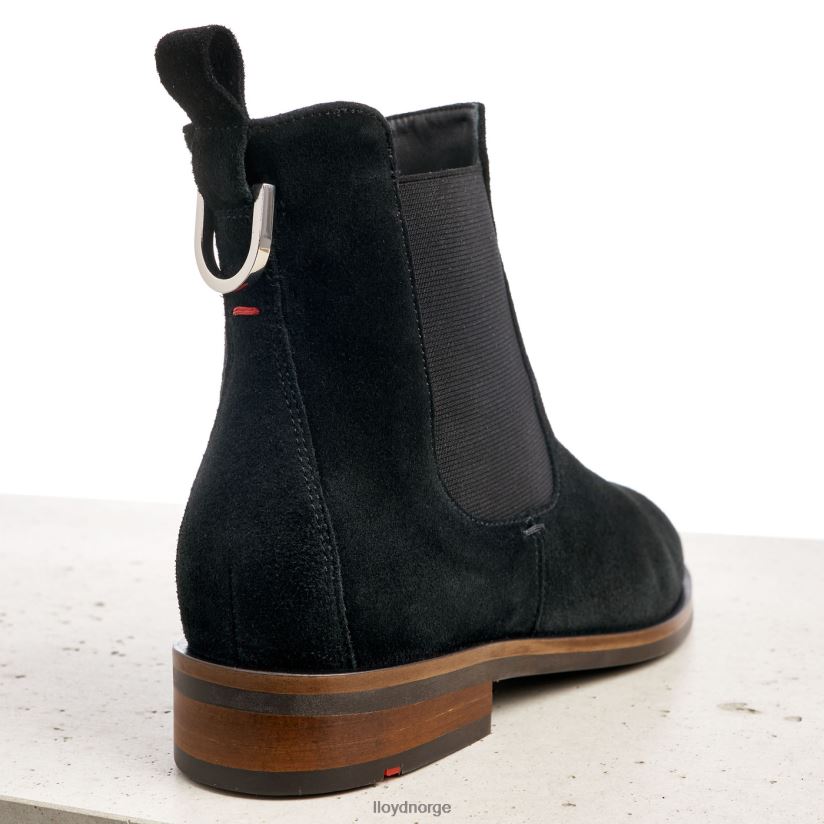 LLOYD ankelstøvletter i grovt skinn kvinner sko svart 4X82ZP975