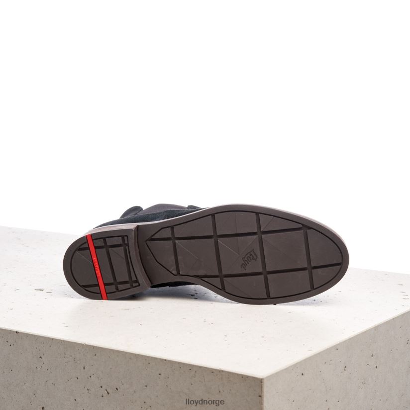 LLOYD ankelstøvletter i grovt skinn kvinner sko svart 4X82ZP975