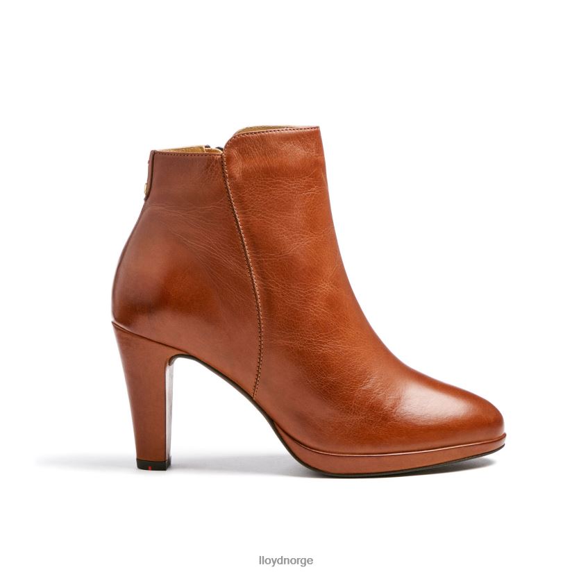 LLOYD ankelstøvletter i skinn kvinner sko brun 4X82ZP921