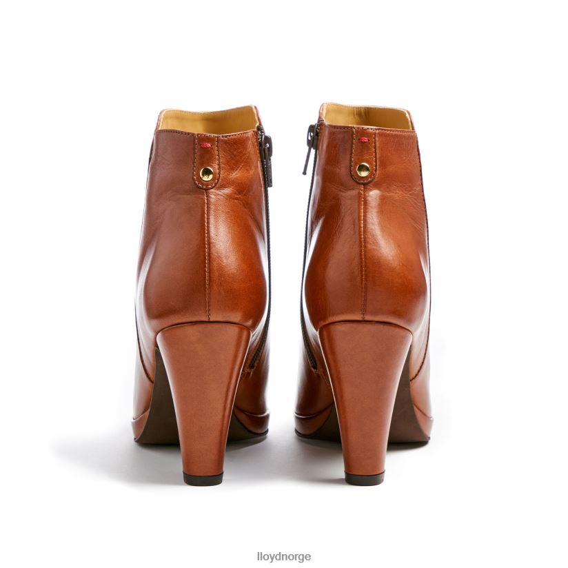 LLOYD ankelstøvletter i skinn kvinner sko brun 4X82ZP921