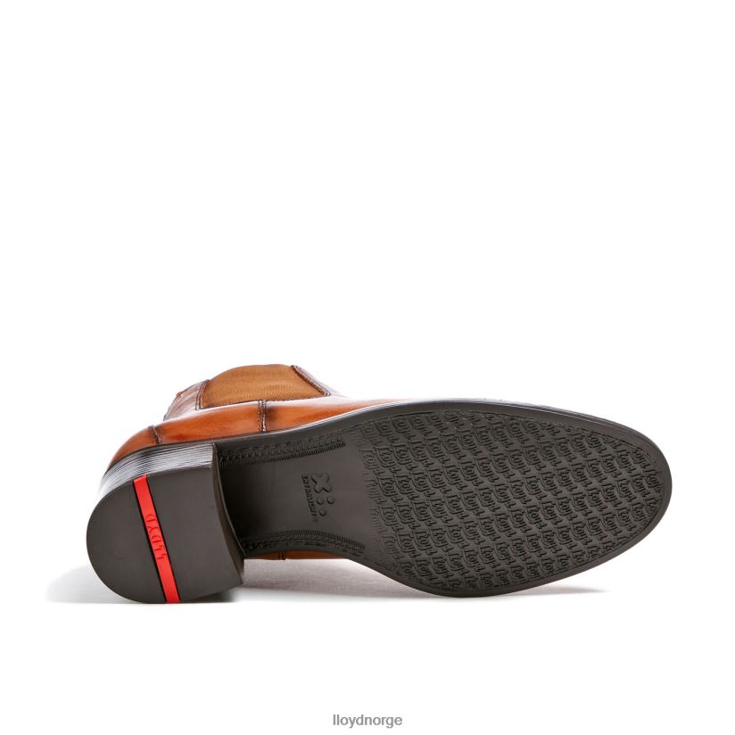 LLOYD ankelstøvletter i skinn kvinner sko brun 4X82ZP929