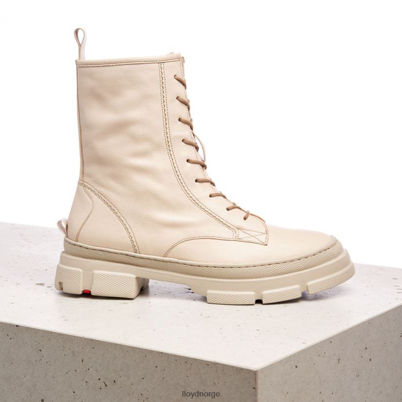 LLOYD ankelstøvletter med snøre kvinner sko beige 4X82ZP936