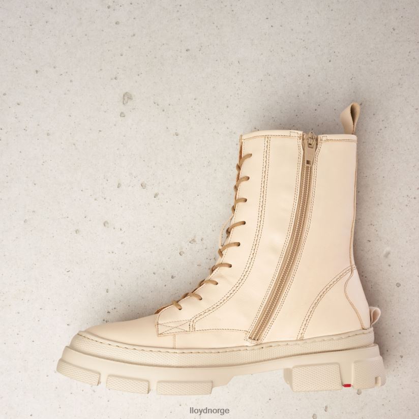 LLOYD ankelstøvletter med snøre kvinner sko beige 4X82ZP936