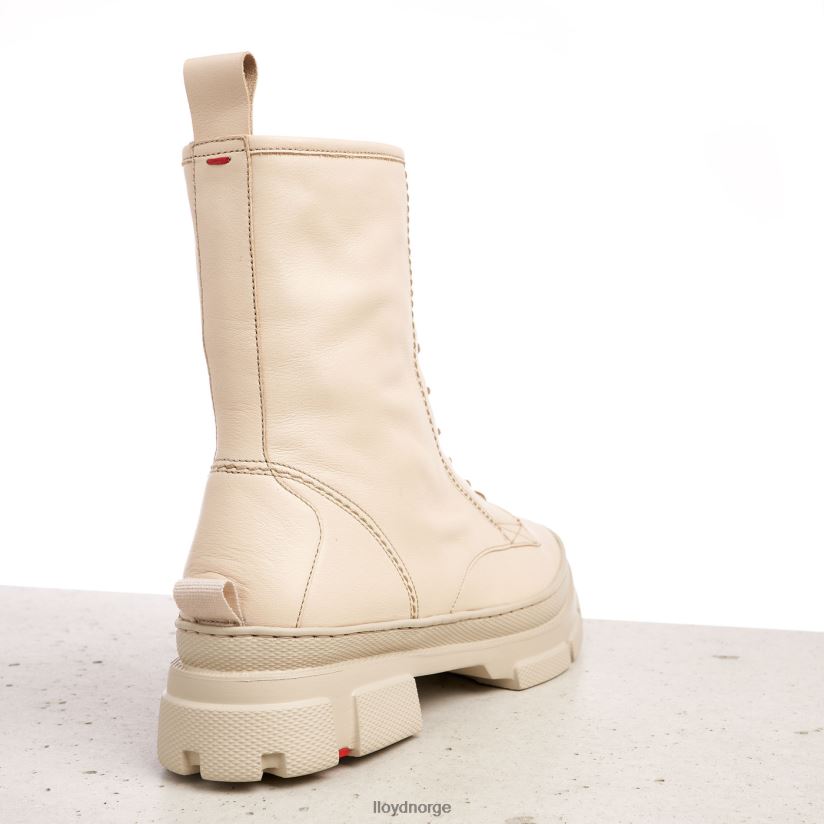 LLOYD ankelstøvletter med snøre kvinner sko beige 4X82ZP936