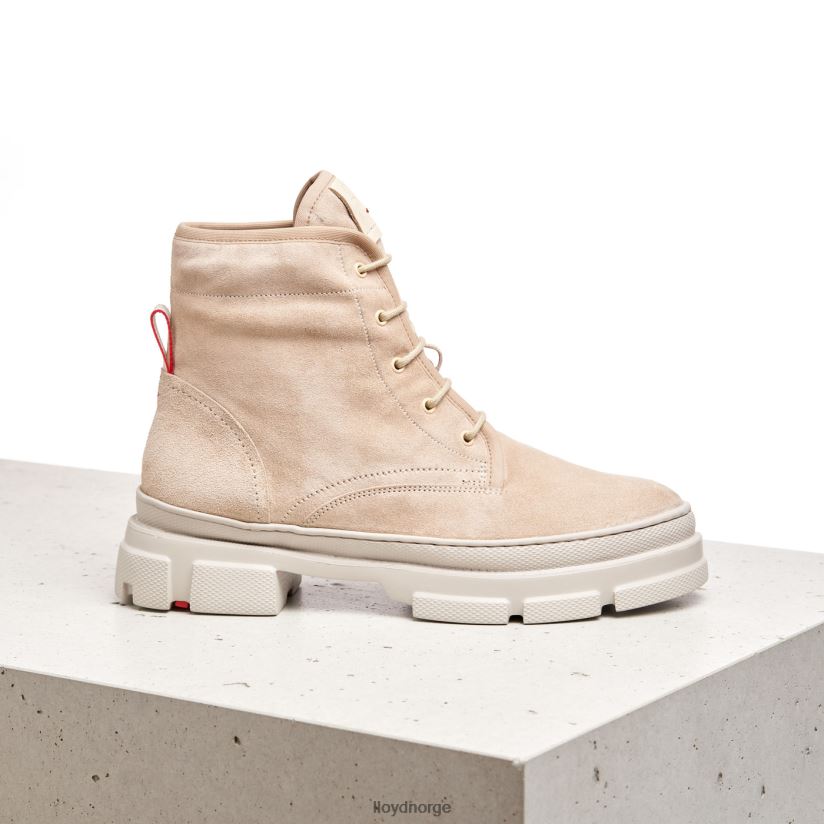LLOYD ankelstøvletter med snøre kvinner sko beige 4X82ZP977