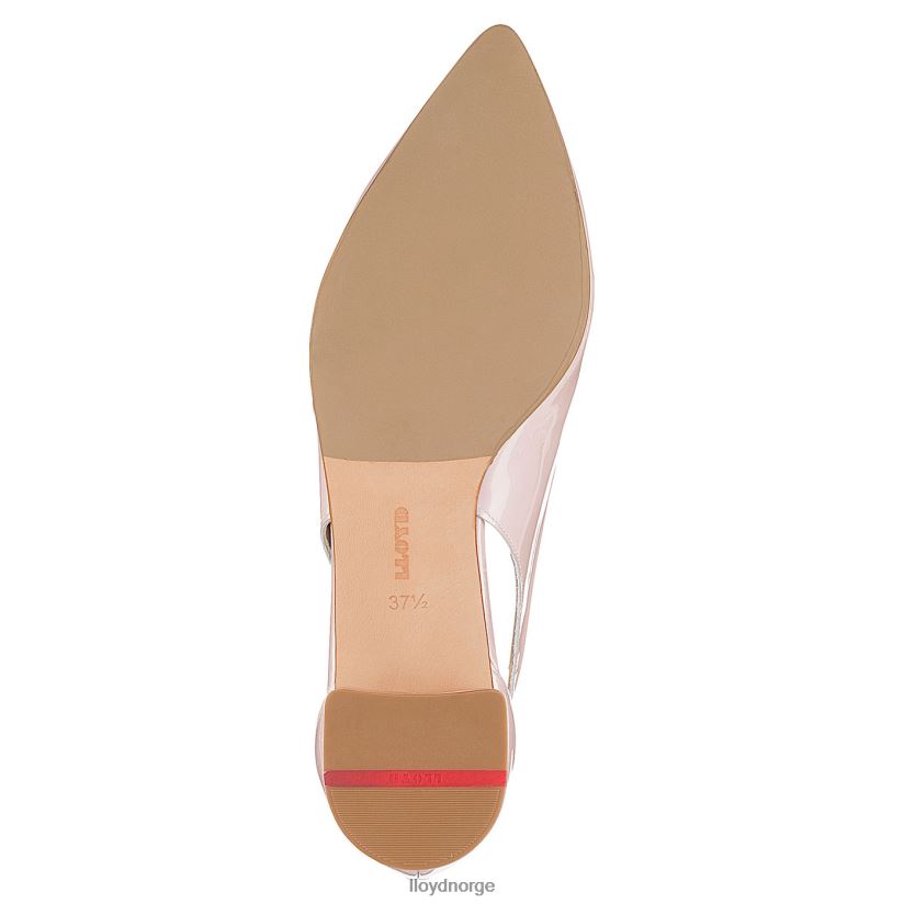 LLOYD ballerina i lakkert skinn kvinner sko rød 4X82ZP1172