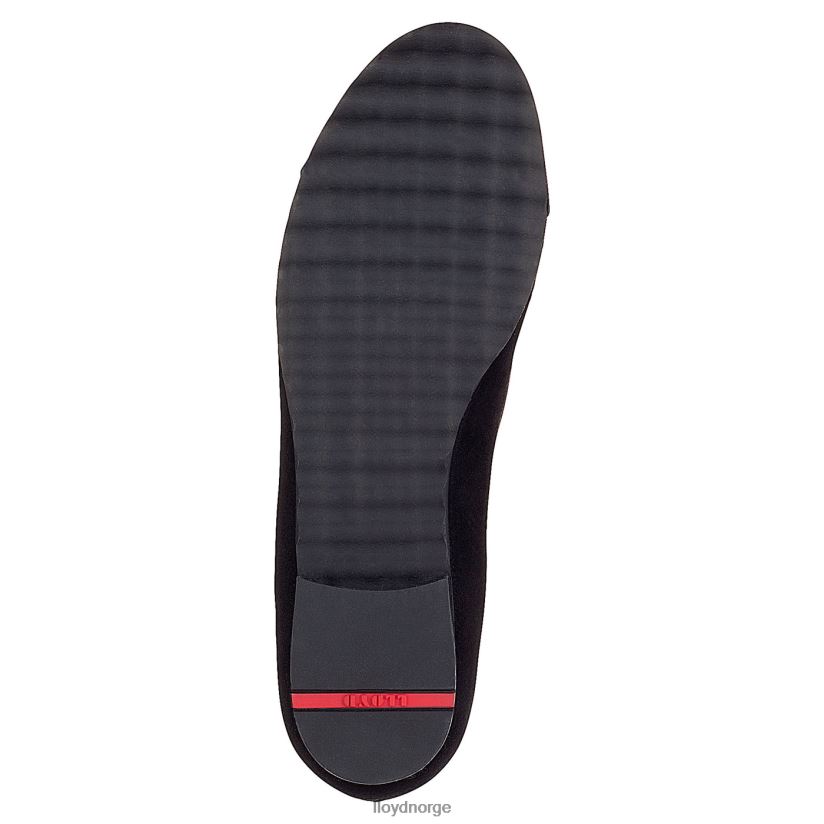 LLOYD ballerina i lakkert skinn kvinner sko svart 4X82ZP1171