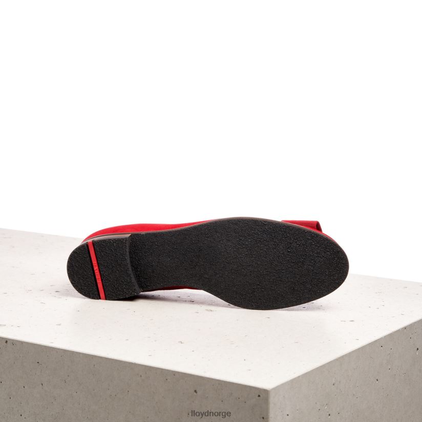 LLOYD ballerina i skinn kvinner sko rød 4X82ZP1175