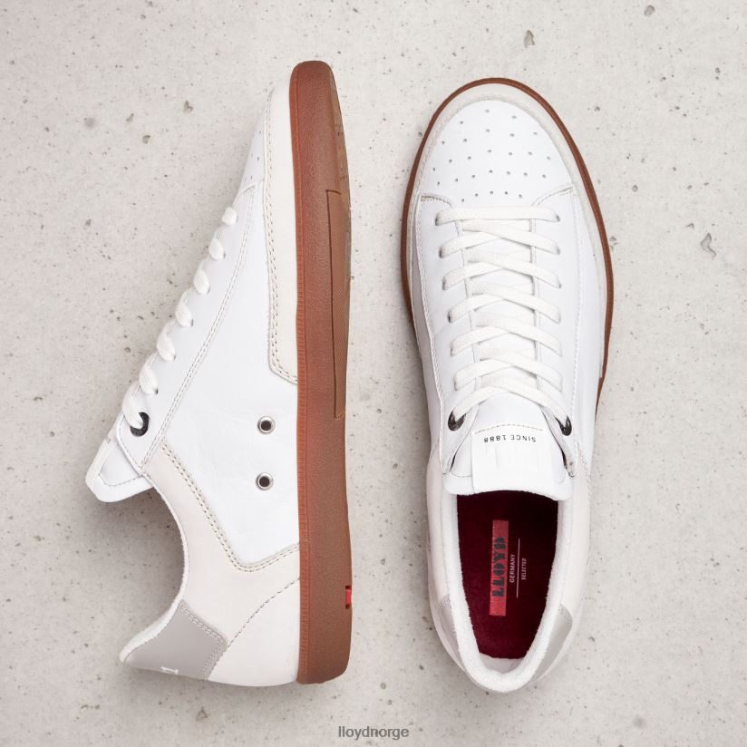 LLOYD baron menn sko hvit 4X82ZP389