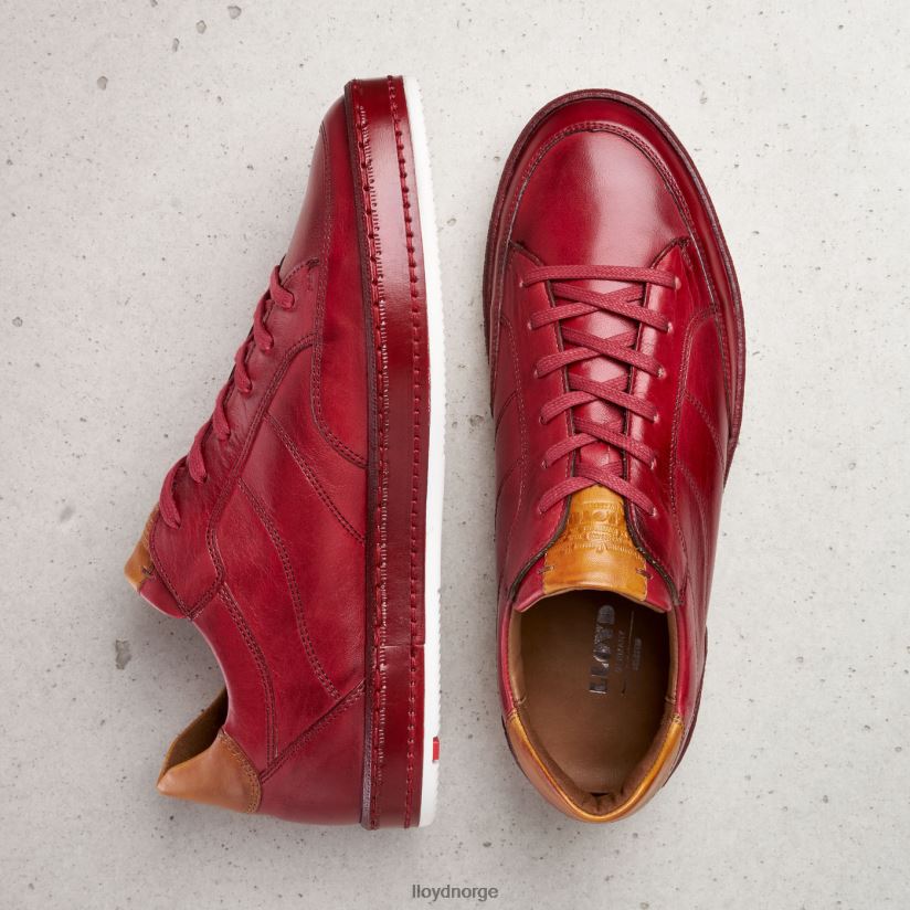 LLOYD blackburn menn sko rød 4X82ZP1340