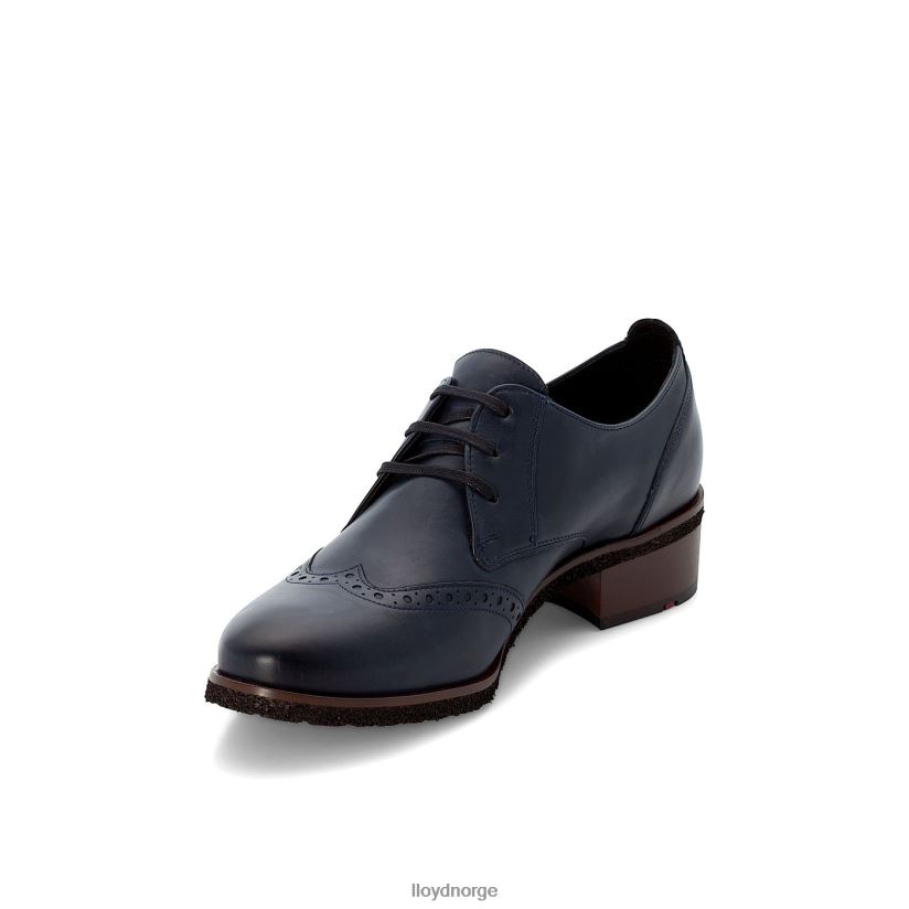 LLOYD casual halvsko med snøring kvinner sko blå 4X82ZP1103