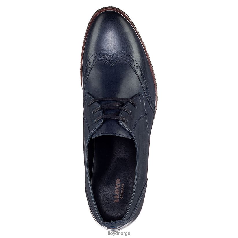 LLOYD casual halvsko med snøring kvinner sko blå 4X82ZP1103