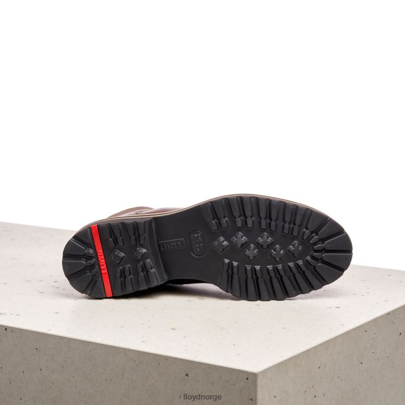 LLOYD ekstralette ankelstøvletter i skinn kvinner sko brun 4X82ZP1003