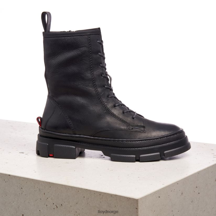 LLOYD ekstralette ankelstøvletter i skinn kvinner sko svart 4X82ZP965